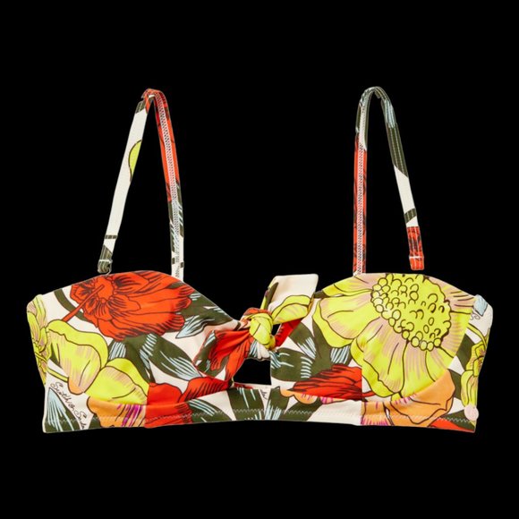 Scotch & Soda Other - NWT Scotch & Soda - Allover Printed Bandeau Bikini Top - Combo J